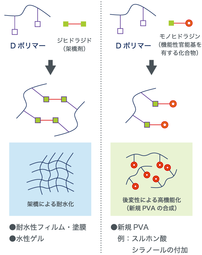 Dポリマーの使用（概念図）